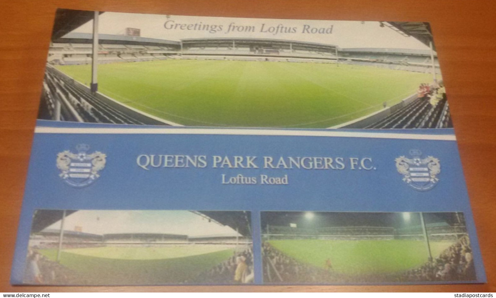 London Loftus Road QPR Stadium Cartolina Stadio Postcard Stadion AK Carte Postale Stade Estadio - Fussball