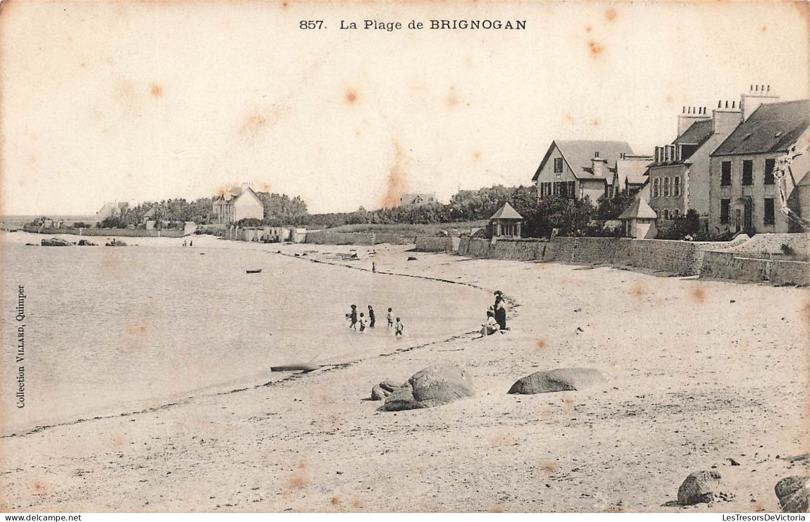 FRANCE - La Plage De Brignogan - Vue Générale - Vue Sur La Mer - La Plage - Animé - Carte Postale Ancienne - Brignogan-Plage