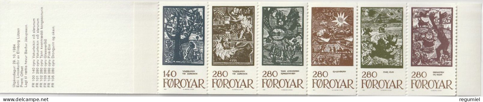 Feroe 100 ** Carnet. 1984 - Islas Faeroes