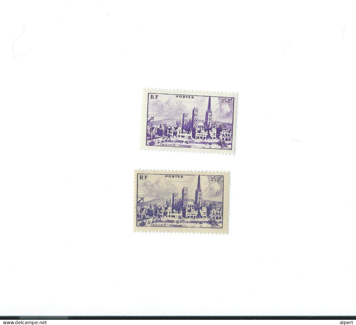 745 C Violet Gris.- 1 Normal Livré - Unused Stamps