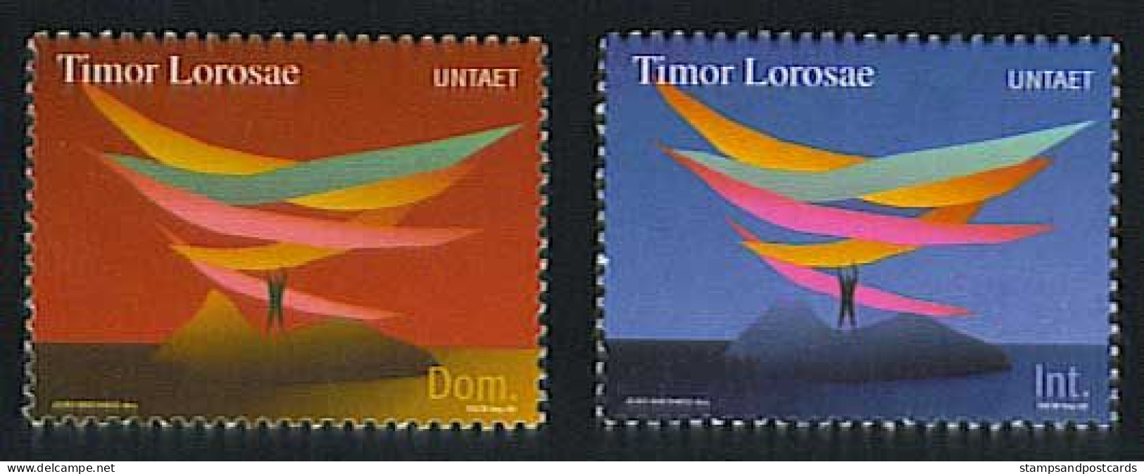 Timor Oriental UNTAET Mission Nations Unies ** East Timor UNTAET UN Mission 2000 ** Portugal Post - Timor Oriental