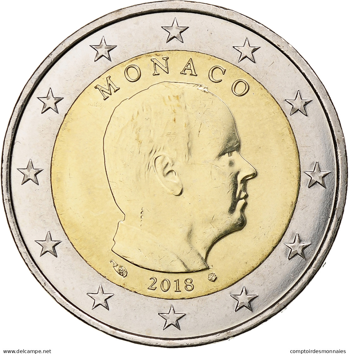 Monaco, Albert II, 2 Euro, 2018, Monnaie De Paris, Bimétallique, SPL - Mónaco