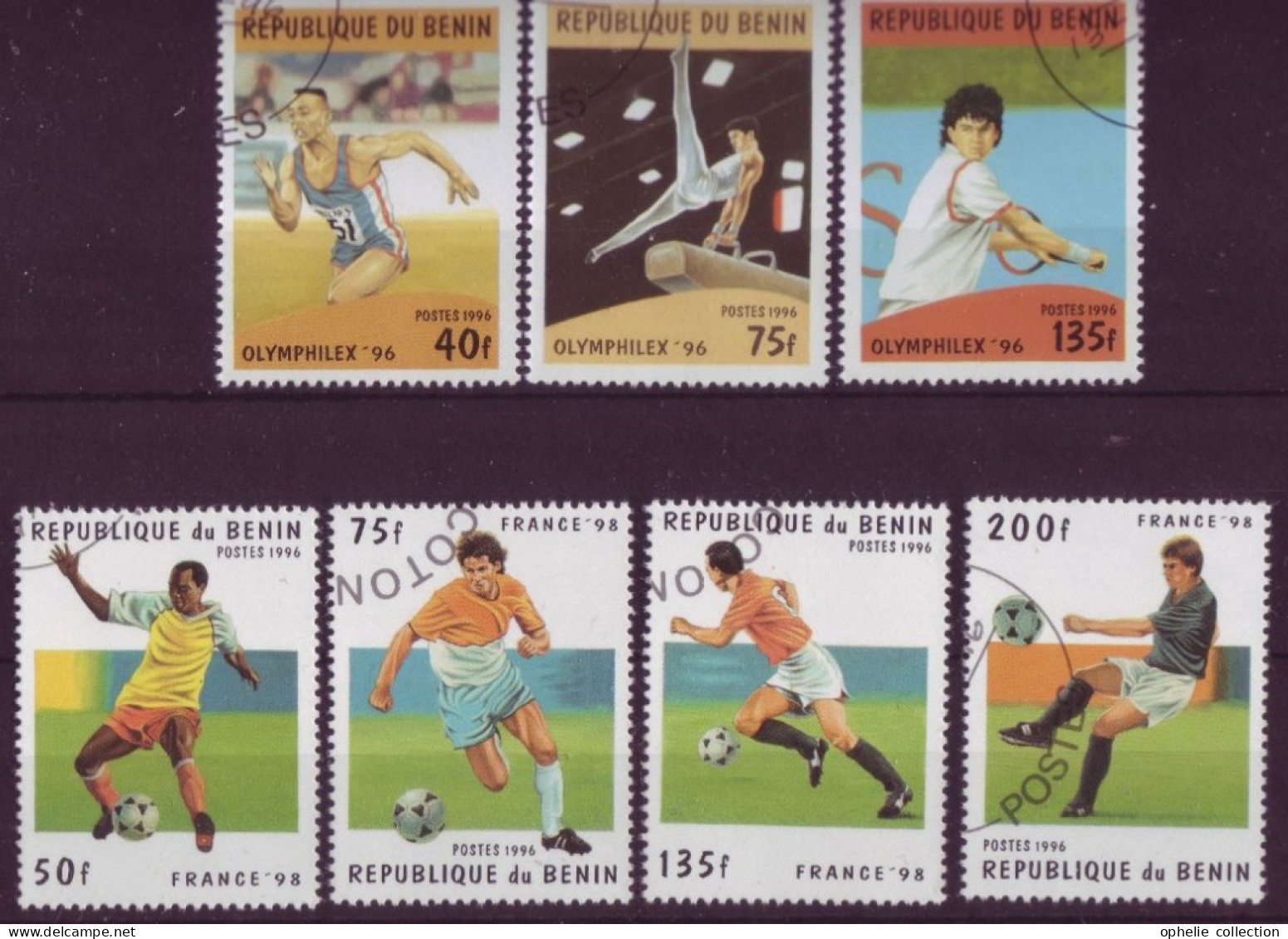 Afrique - Bénin - Sports - 7 Timbres Différents - 7093 - Benin - Dahomey (1960-...)