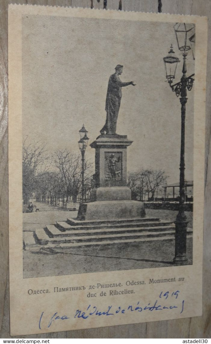 UKRAINE, ODESSA, Monument Au Duc De Richelieu ................ BE-18134 - Ukraine