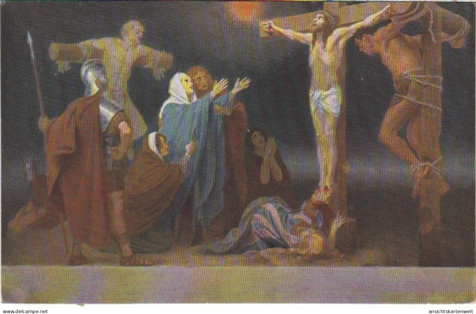 G.FUGEL Via Crucis Stat.XII Ngl #23.132 - Peintures & Tableaux