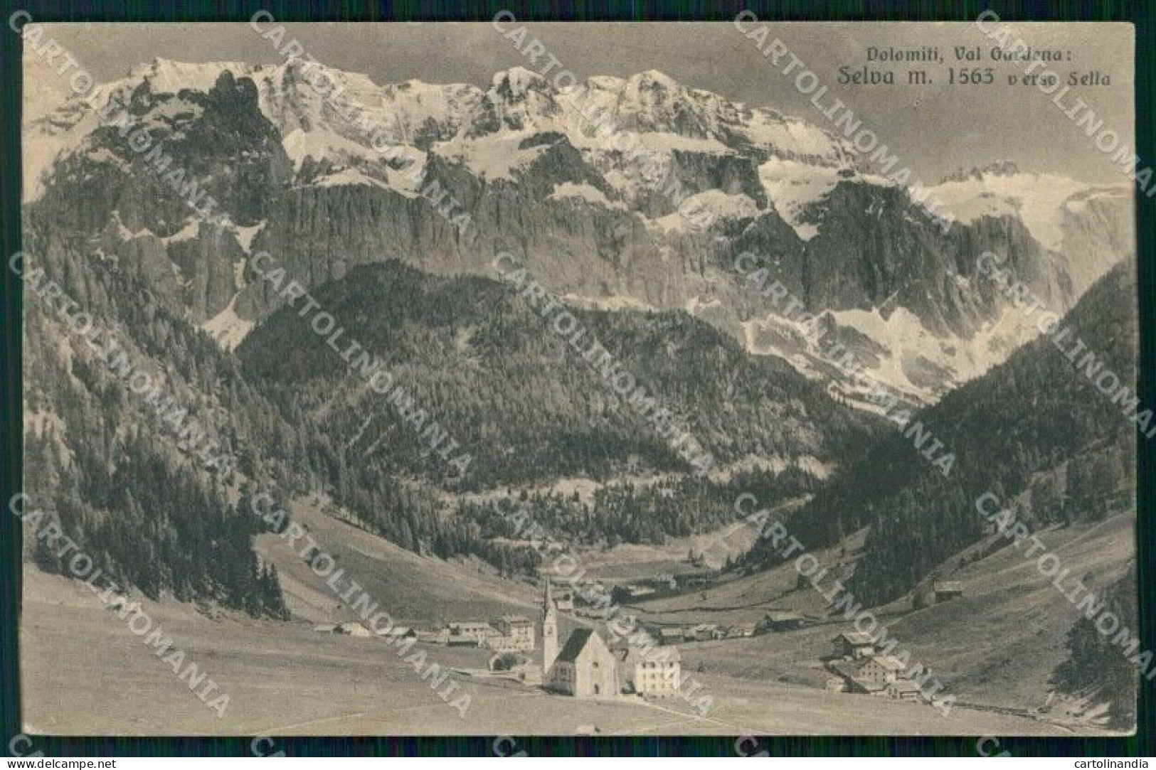 Bolzano Selva Di Val Gardena Dolomiti Franzl 325 110 Cartolina RT1682 - Bolzano (Bozen)