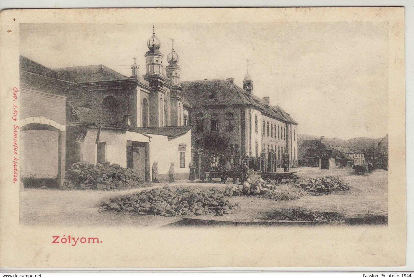 SLOVAKIA Postcard Zólyom - Synagogue - Slowakije