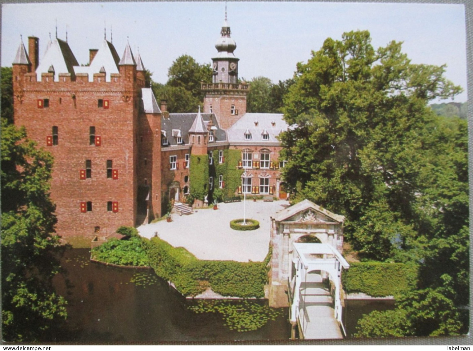 HOLLAND NETHERLAND BREUKELEN NIJENRODE CASTLE BURG POSTCARD CARTOLINA ANSICHTSKARTE CARTE POSTALE POSTKARTE CARD - Breukelen