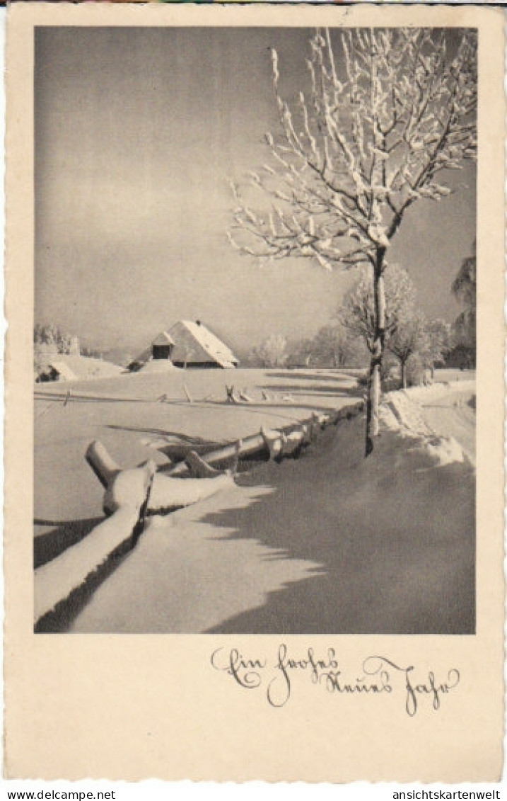 Frohes Neues Jahr! Winterlandschaft Gl~1920? #22.930 - New Year