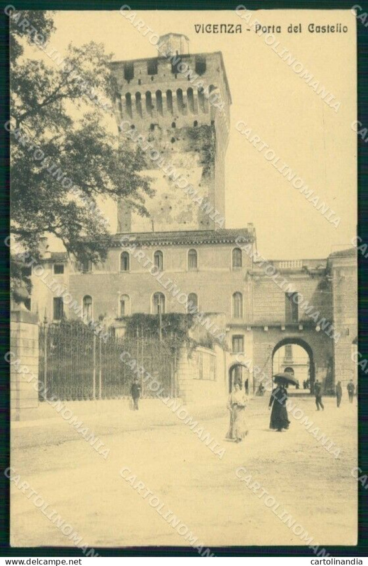 Vicenza Città Porta Del Castello Cartolina RT1944 - Vicenza