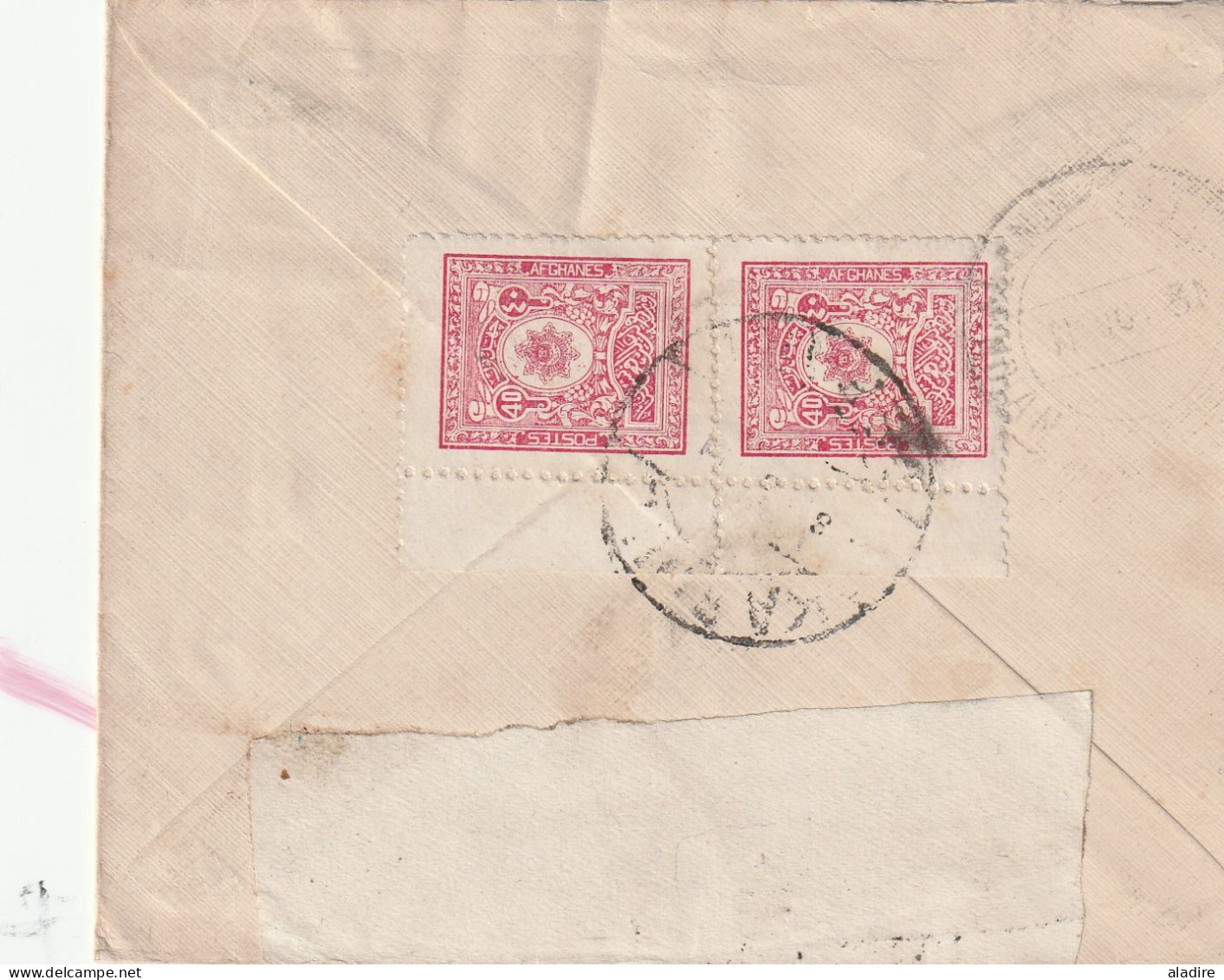 AFGHANISTAN Postal History - A Collection Of 2 Card & Cover - 4 Scans - Afganistán