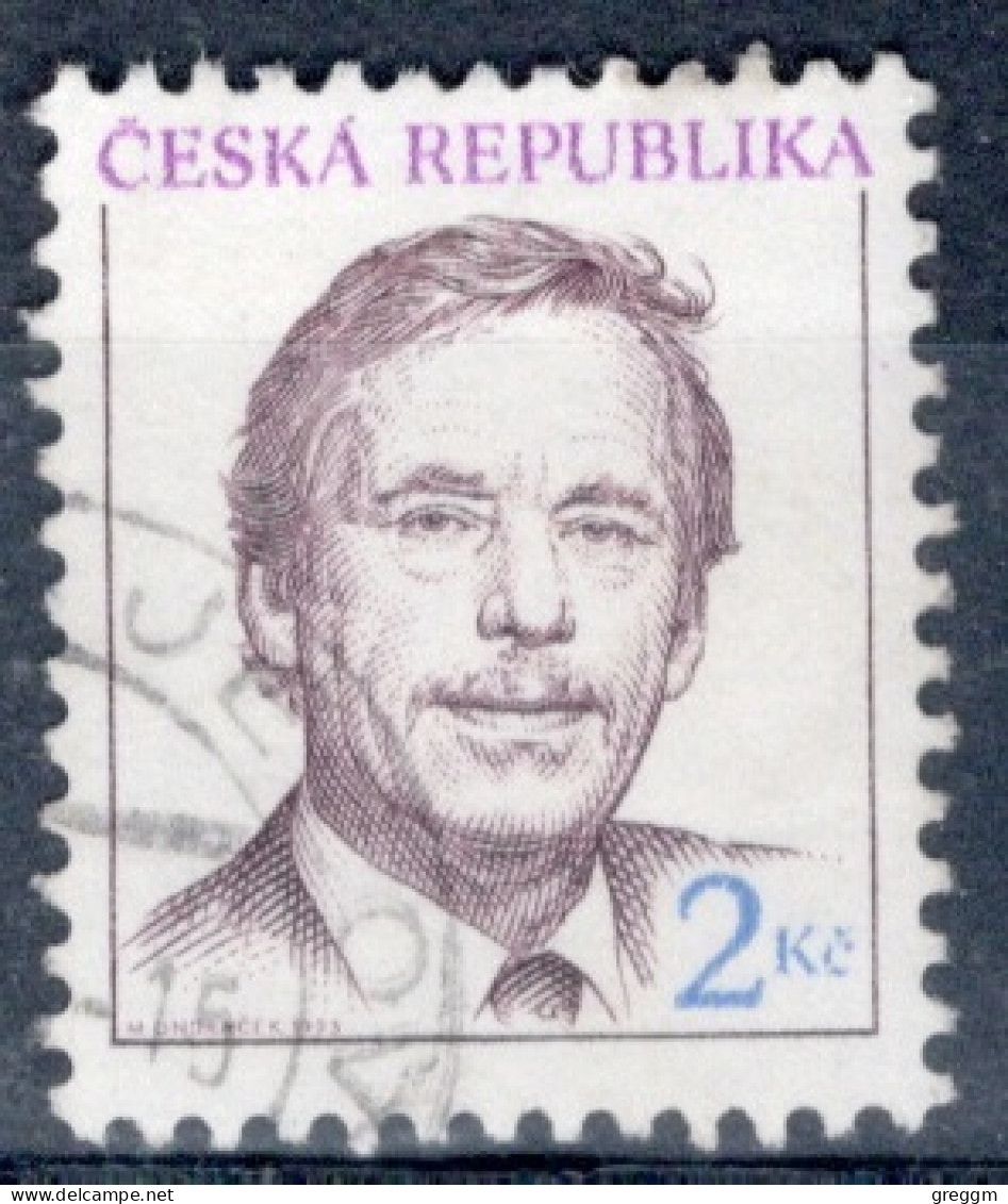 Czech Republic 1993 Single Stamp To Celebrate Vaclav Havel In Fine Used - Gebraucht