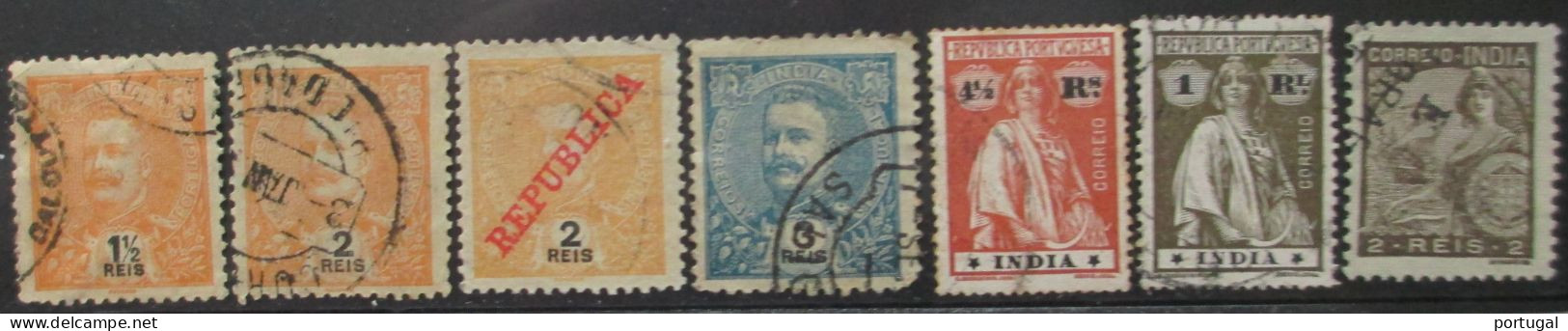 Inde Portugaise ( 7 Timbres ) - OBLITERE - Portuguese India