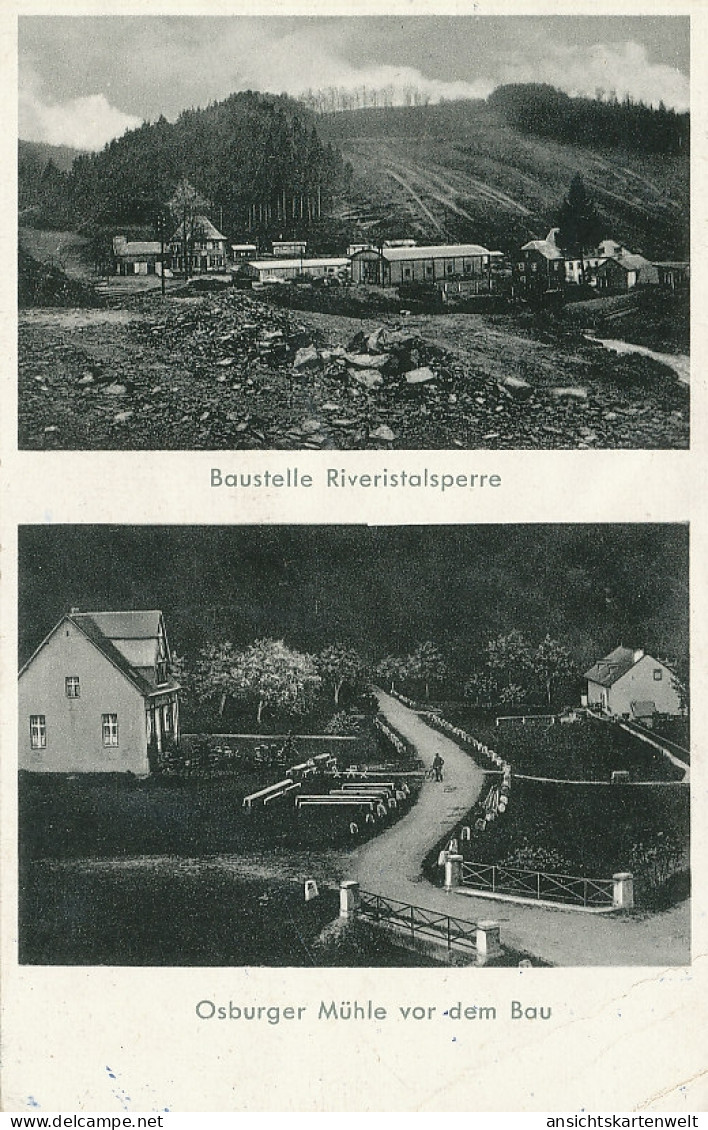 Riveristalsperre Osburger Mühle Gl1955 #110.788 - Other & Unclassified