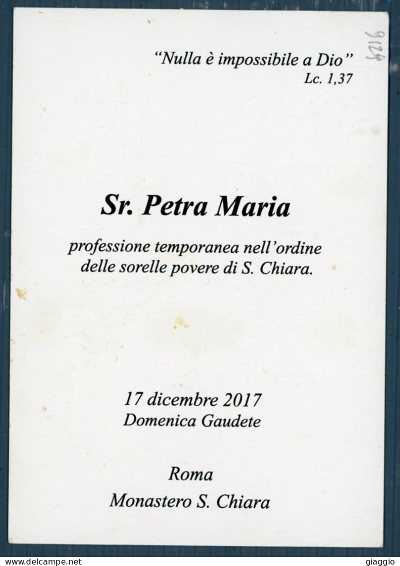 °°° Santino N. 9129 - Sr. Petra Maria - Cartoncino°°° - Religión & Esoterismo