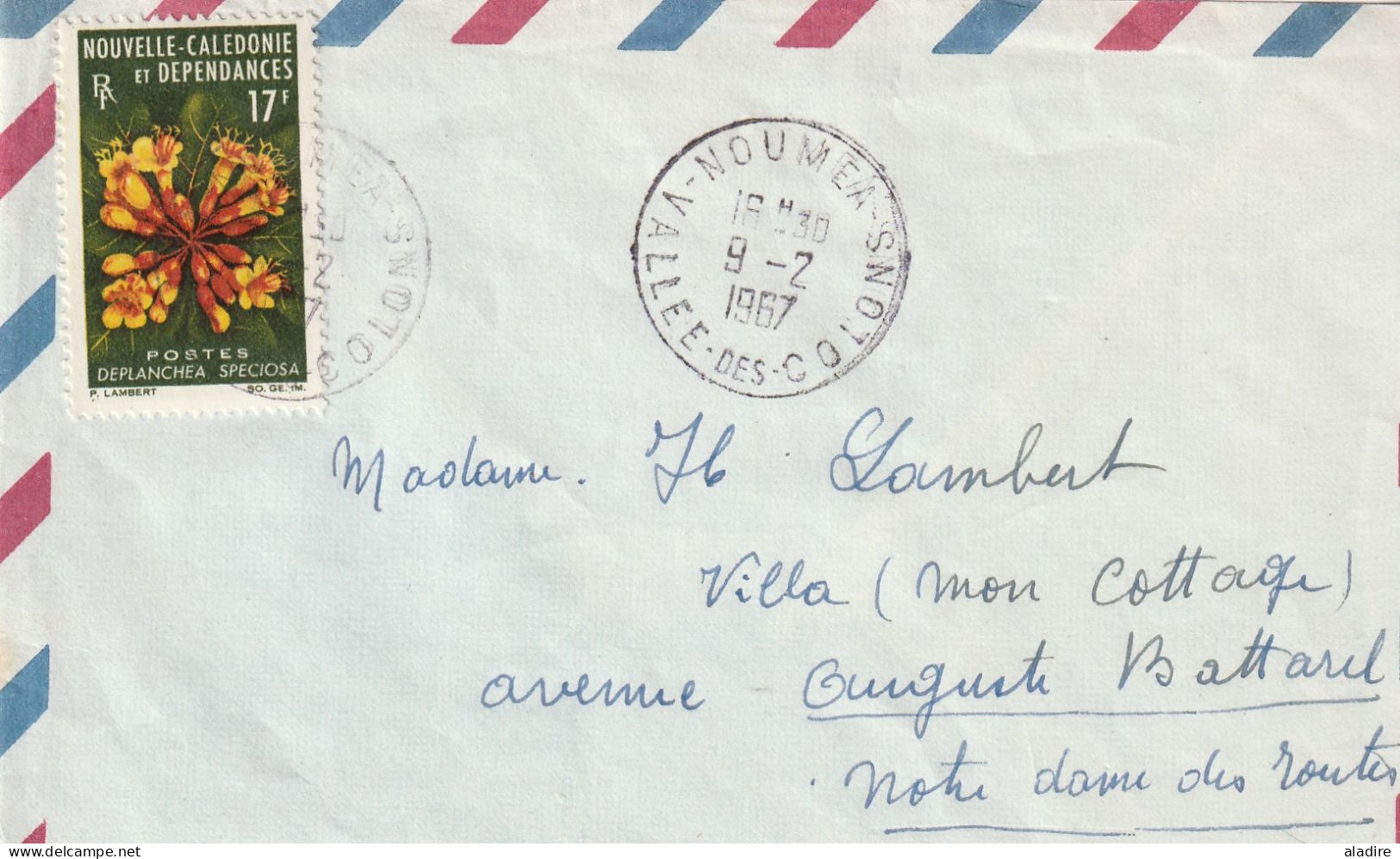 Nouvelle Calédonie - 1900 - 1977 - collection de 13 cartes et enveloppes - 26 scans