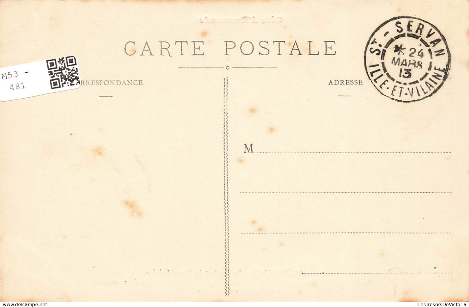 FRANCE - Côté D'Emeraude - St Servant - Le Port Et La Tour Solidor - Bateaux - Carte Postale Ancienne - Pontivy