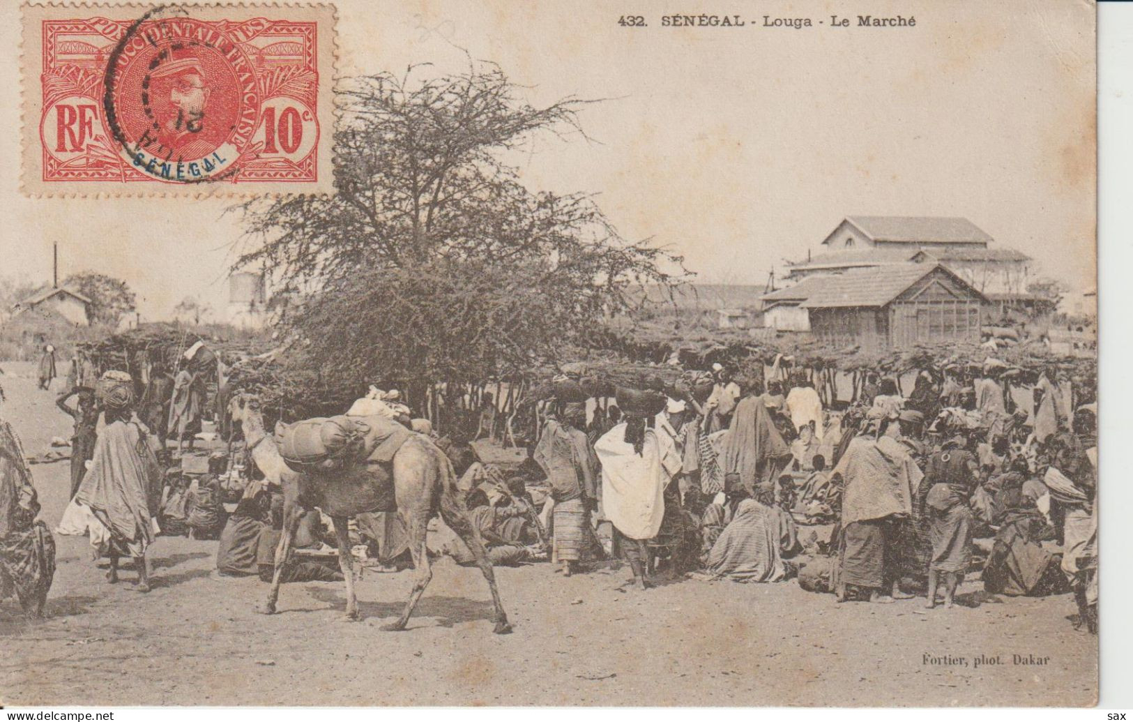 2416-224 Av 1905 N°432 Séné  Louga  Le Marché  Fortier Photo Dakar   Retrait 05-05 - Senegal