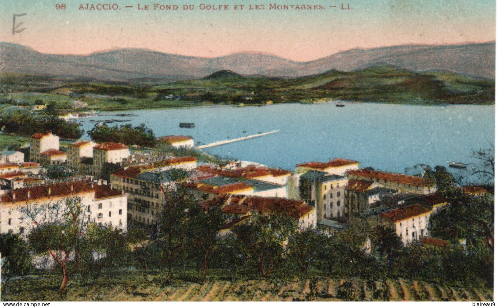 98 Le Fond Du Golfe Et Les Montagnes Ll - Ajaccio