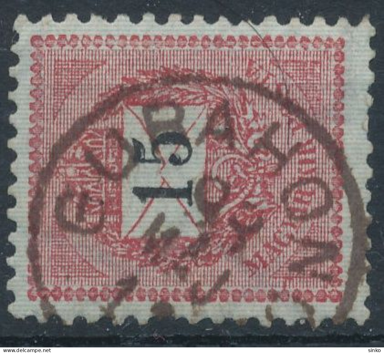 1889. Black Number Krajcar 15kr Stamp, GURAHONCZ - ...-1867 Vorphilatelie