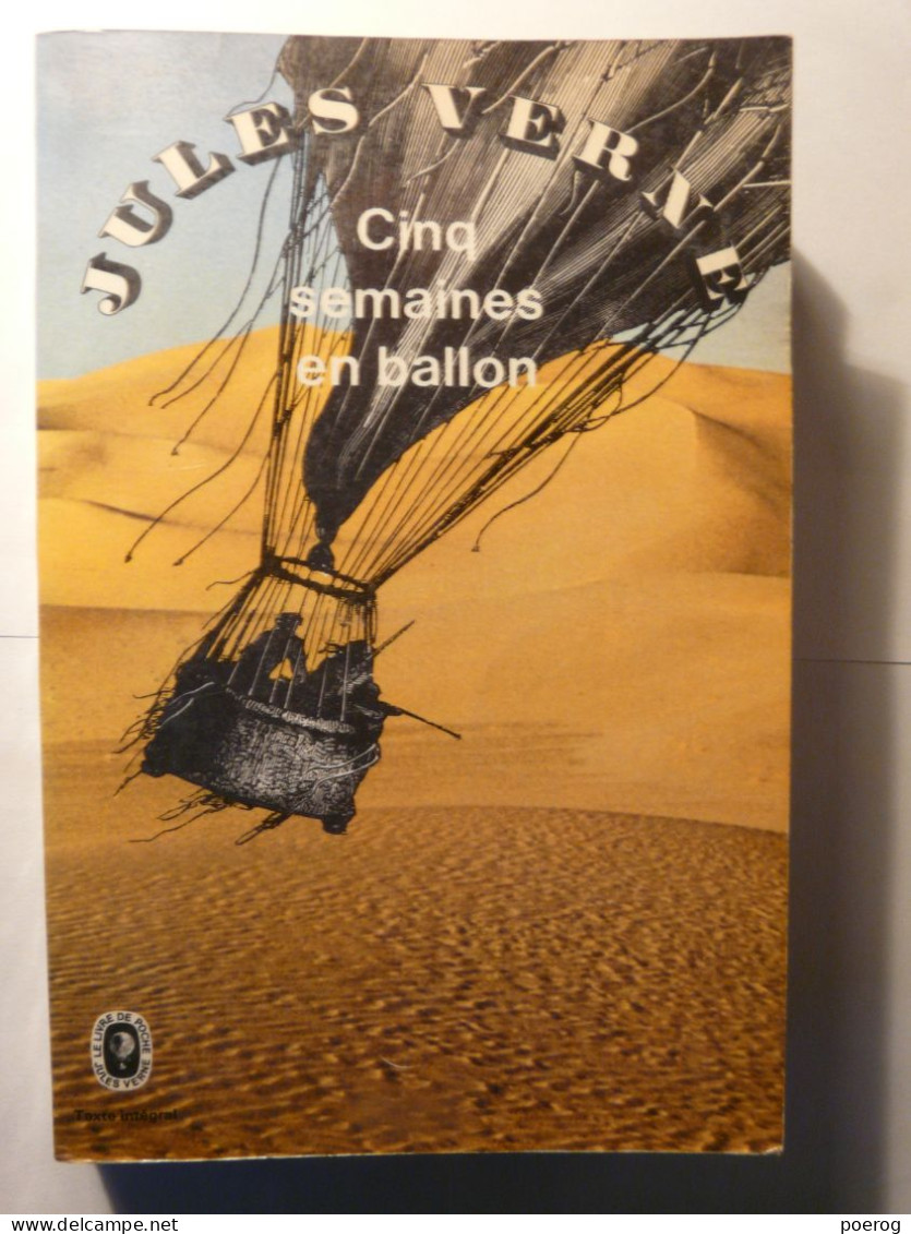 CINQ SEMAINES EN BALLON - JULES VERNE - LE LIVRE DE POCHE  - 1966 - Klassische Autoren