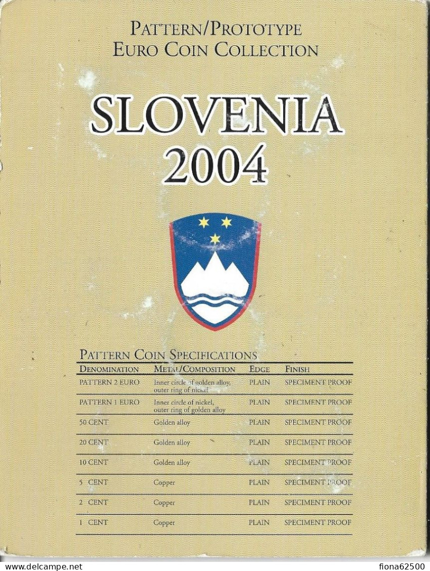 SERIE € ESSAIS 2004 . SLOVENIE . - Privatentwürfe