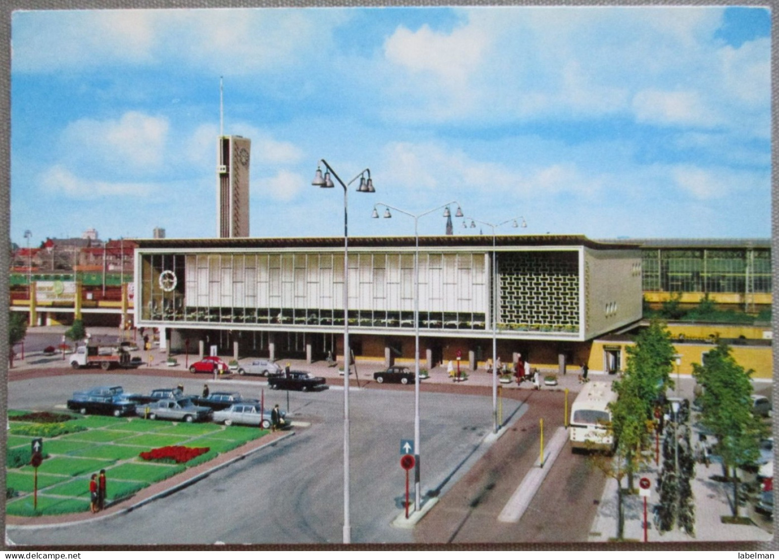 HOLLAND NETHERLAND EINDHOVEN TERMINUS TRAIN STATION POSTCARD CARTOLINA ANSICHTSKARTE CARTE POSTALE POSTKARTE CARD - Eindhoven