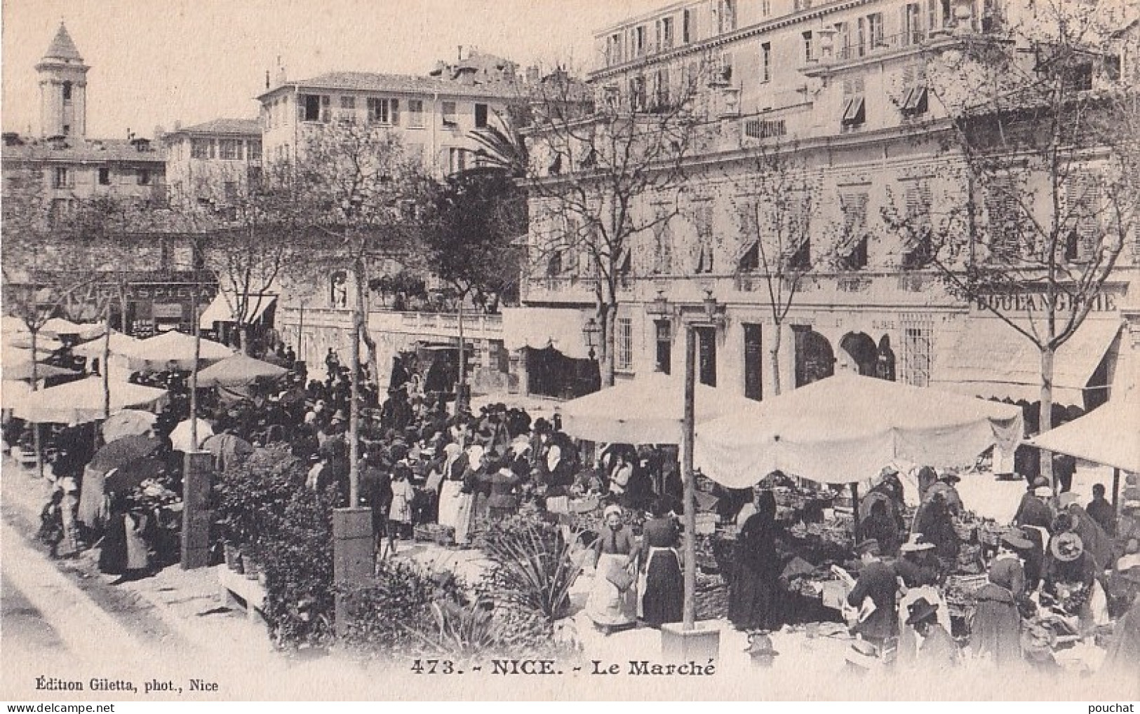 C5-06) NICE - LE MARCHE - ANIMATION - HABITANTS - ETALS - ( 2 SCANS ) - Markets, Festivals