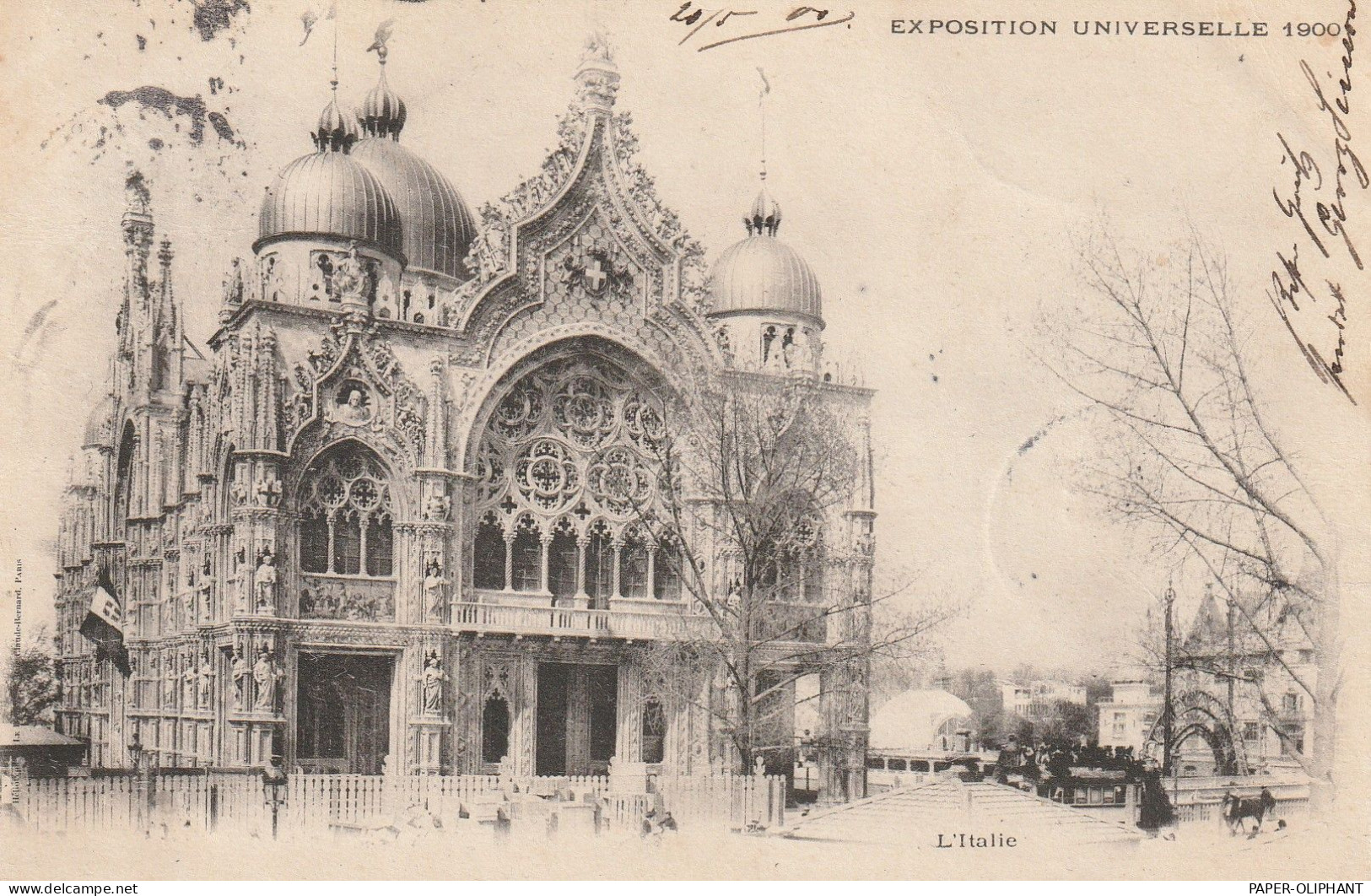 EXPO - 1900 PARIS, Pavillon L'Italie - Expositions