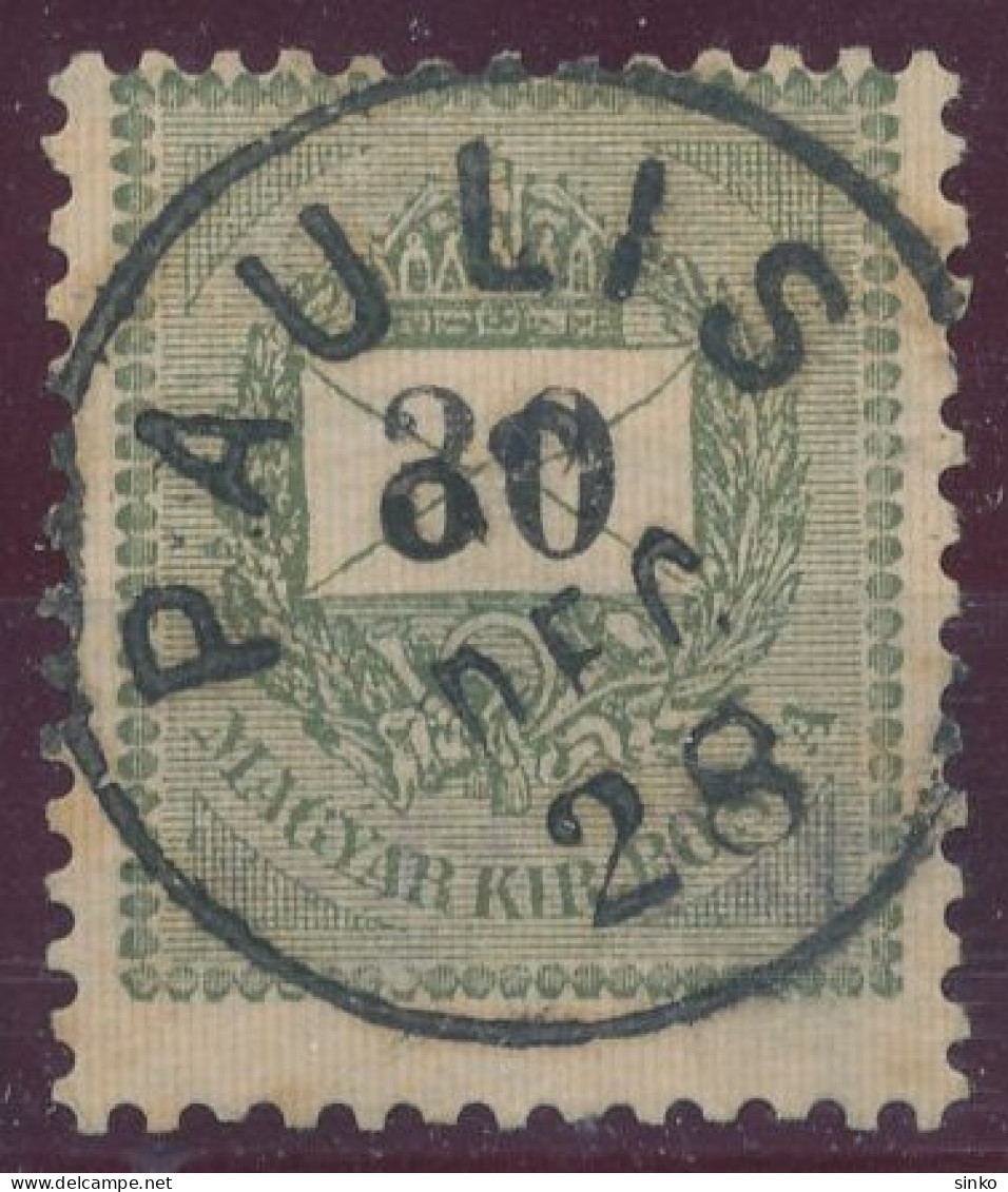 1889. Black Number Krajcar 30kr Stamp, PAULIS - ...-1867 Prephilately