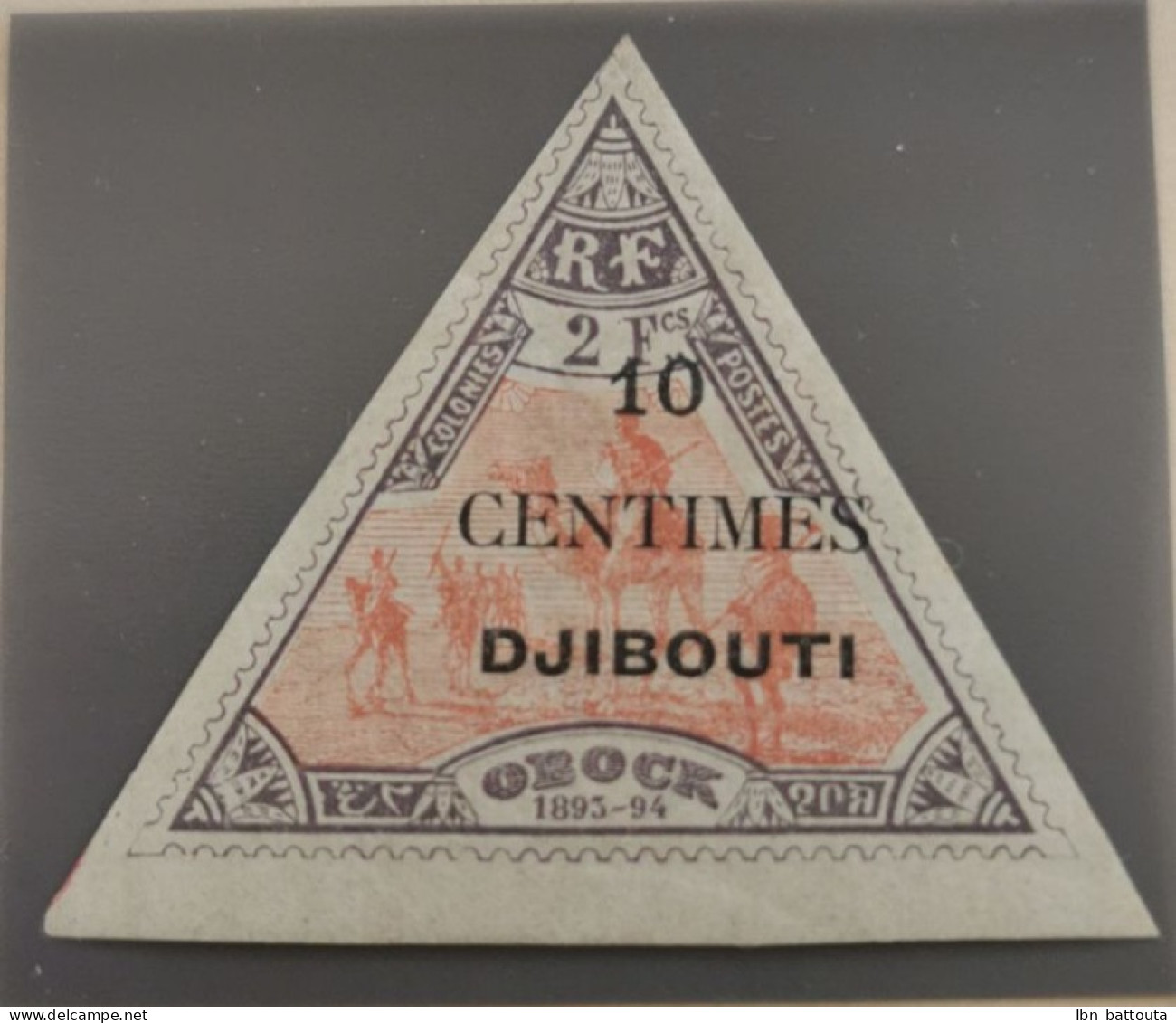 Cote. Des Somalis, 1902, 10c S. 2f, YT 32 - Neufs