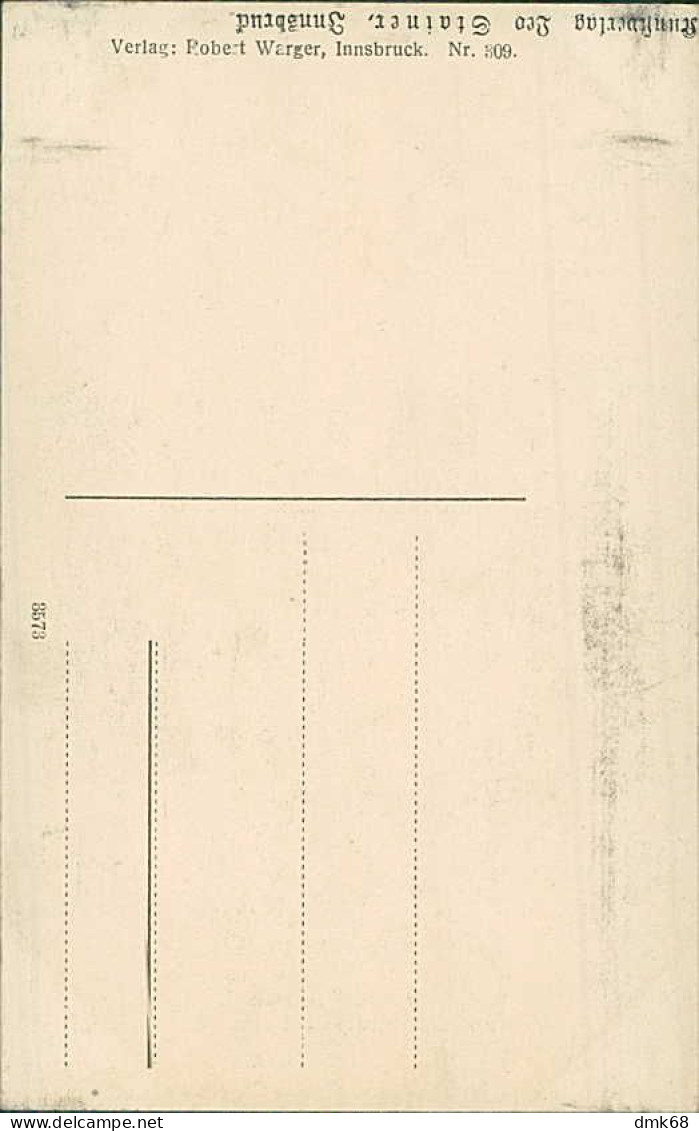 AK AUSTRIA - INNSBRUCK - ALTSTADT HERZOG FRIEDRICHSTRAßE MIT GOLD DACHL. - VERLAG ROBERT WARGER - 1910s (18191) - Innsbruck