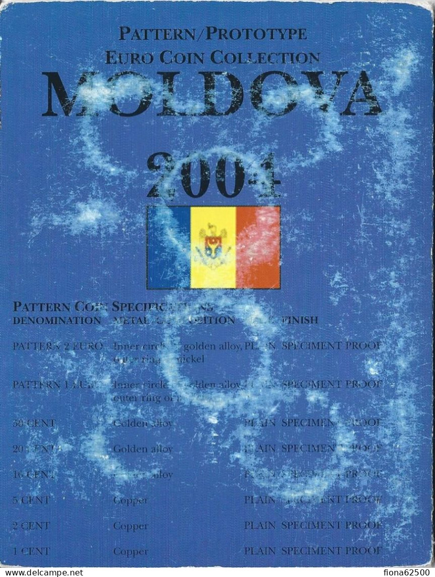 SERIE € ESSAIS 2004 . MOLDAVIE . - Private Proofs / Unofficial