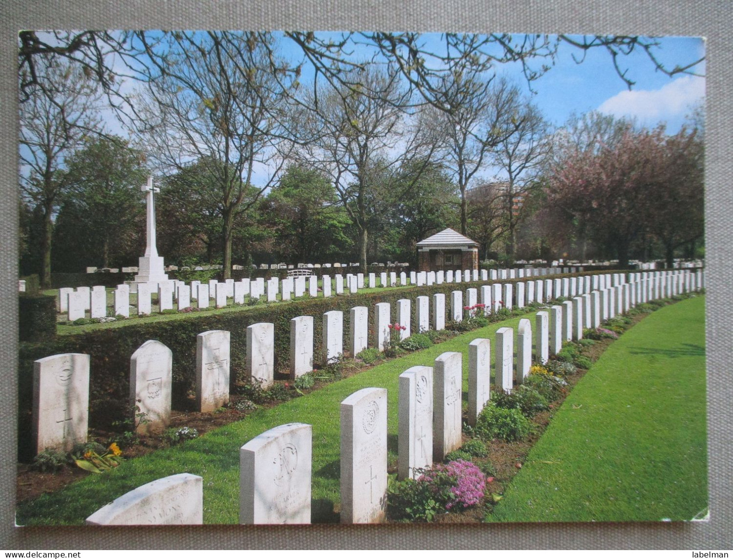 HOLLAND NETHERLAND EINDHOVEN BRITISH WAR CEMETERY POSTCARD CARTOLINA ANSICHTSKARTE CARTE POSTALE POSTKARTE CARD - Eindhoven