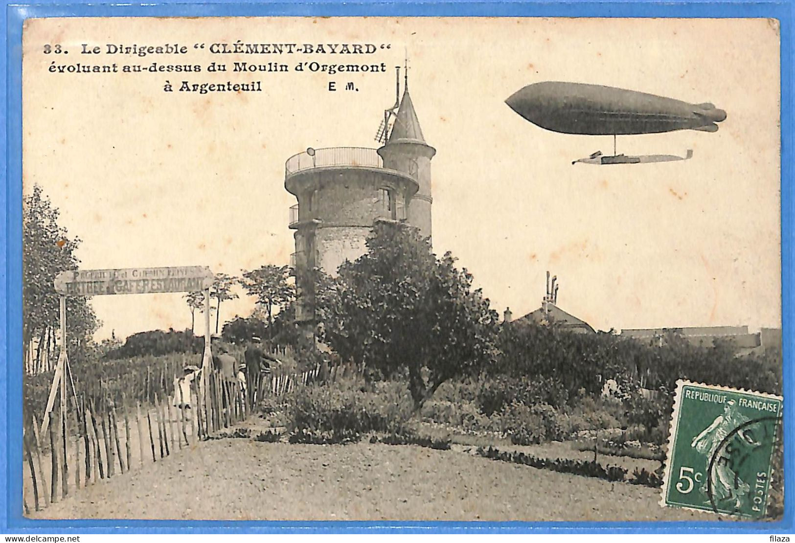 95 -  Val D'Oise - Argenteuil - Le Dirigible Clement Bayard (N15530) - Argenteuil