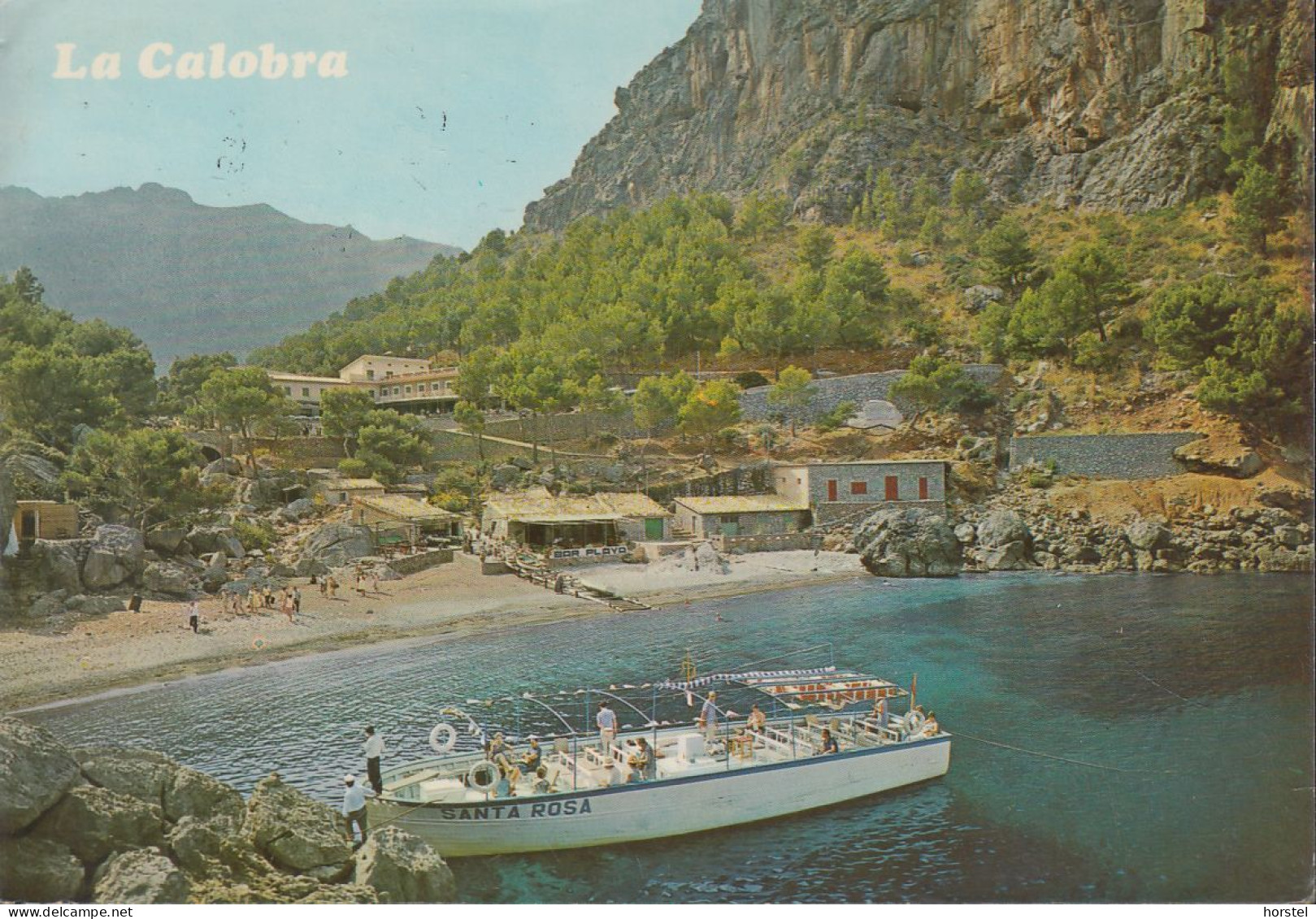 Spanien - Mallorca - La Calobra - Beach - Motorboat "Santa Rosa" - 2x Stamps - Mallorca