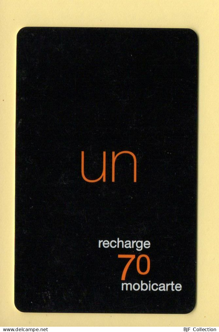 Mobicarte Collector : UN / Orange / 06/2003 / Recharge 70 (voir Cadre Et Numérotation) - Mobicartes (recharges)