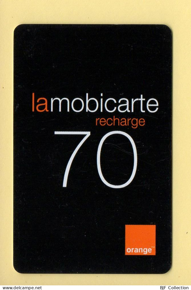 Mobicarte : Recharge 70 / Orange / 06/2003 (voir Cadre Et Numérotation) - Cellphone Cards (refills)