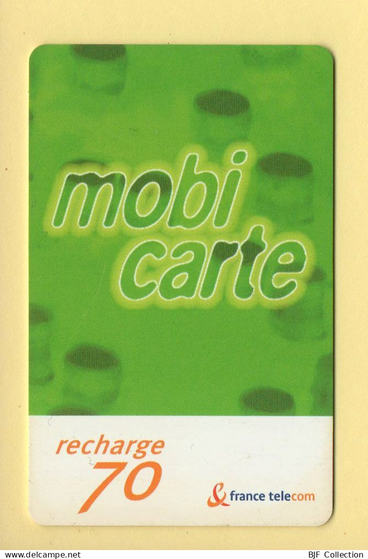 Mobicarte : Recharge 70 / OLA (Chiffres Orange) Nouveau Logo :06/2003 : France Télécom (voir Cadre Et Numérotation) - Mobicartes