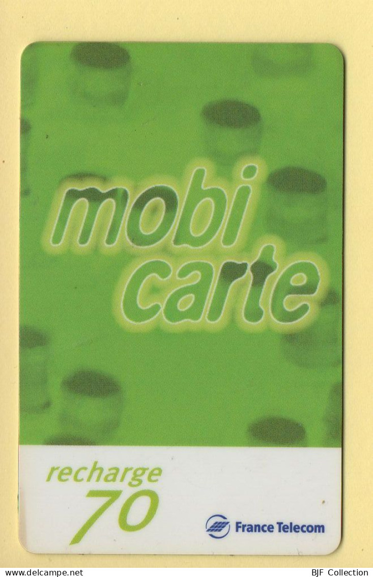 Mobicarte : Recharge 70 : France Télécom : 12/2002 (voir Cadre Et Numérotation) - Mobicartes