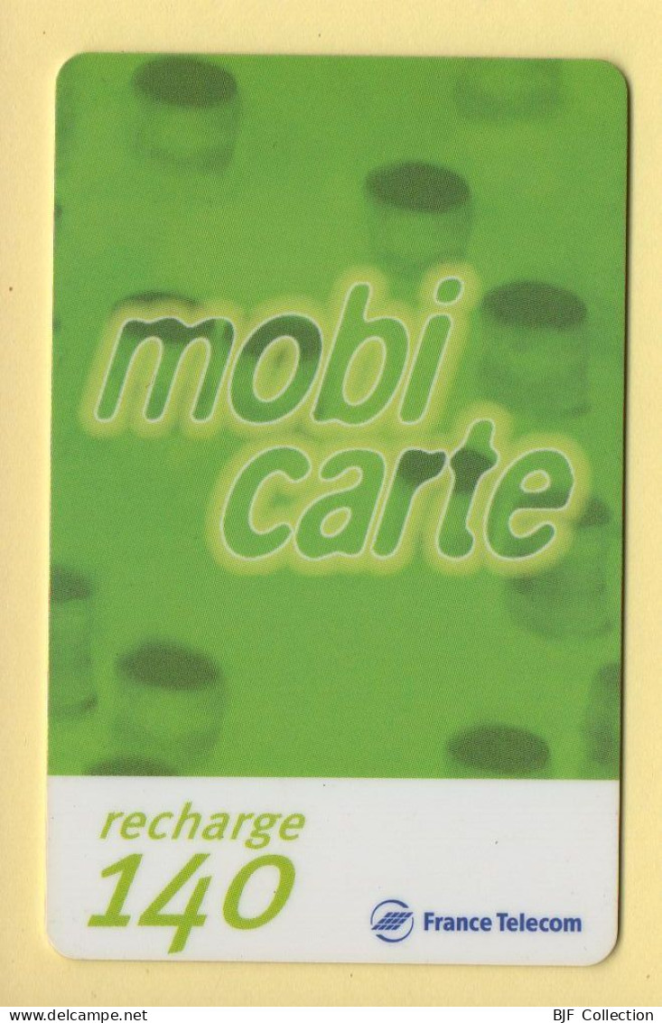 Mobicarte : Recharge 140 : France Télécom : 12/2001 (voir Cadre Et Numérotation) - Mobicartes (recharges)