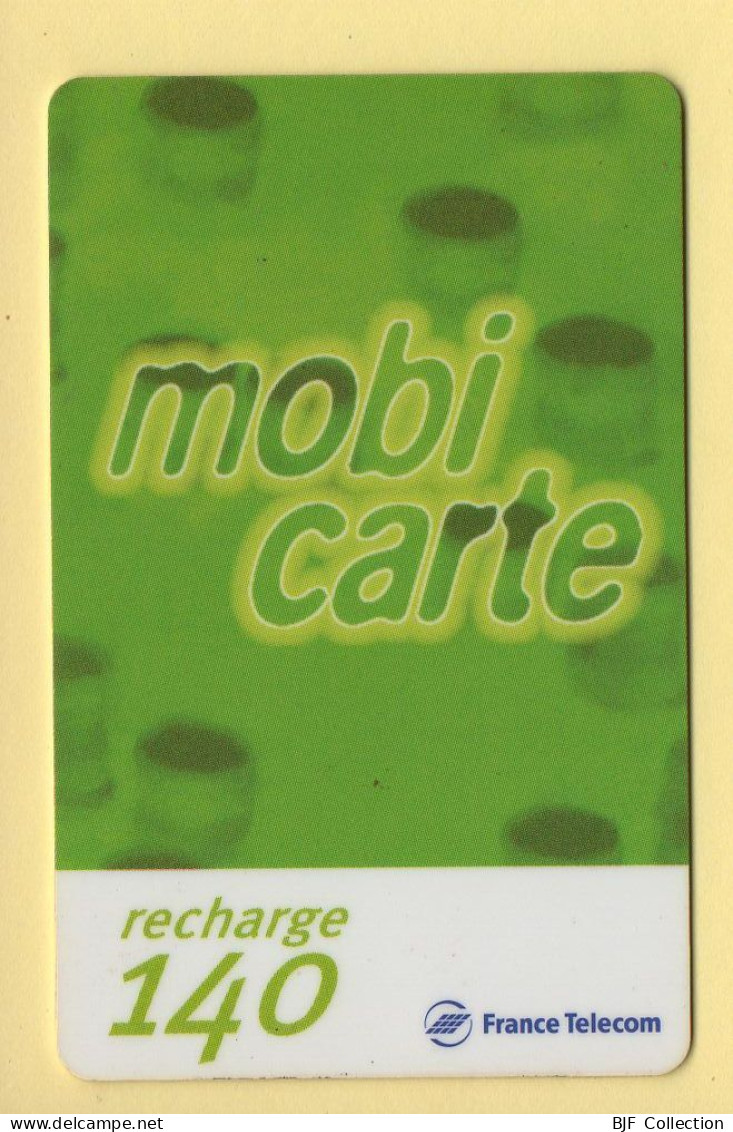 Mobicarte : Recharge 140 : France Télécom : 12/2001 (voir Cadre Et Numérotation) - Mobicartes (recharges)