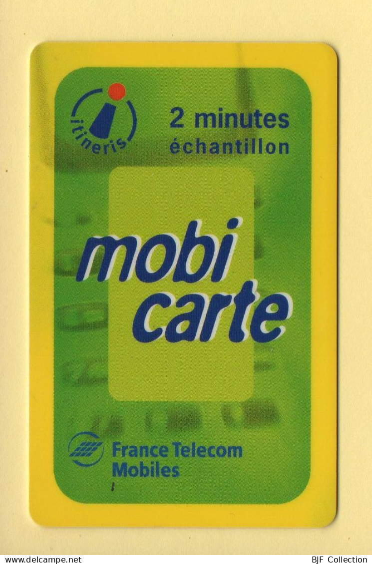 Mobicarte : Echantillon 2 Minutes : Itinéris / France Télécom : 12/2001 (voir Cadre Et Numérotation) - Per Cellulari (ricariche)