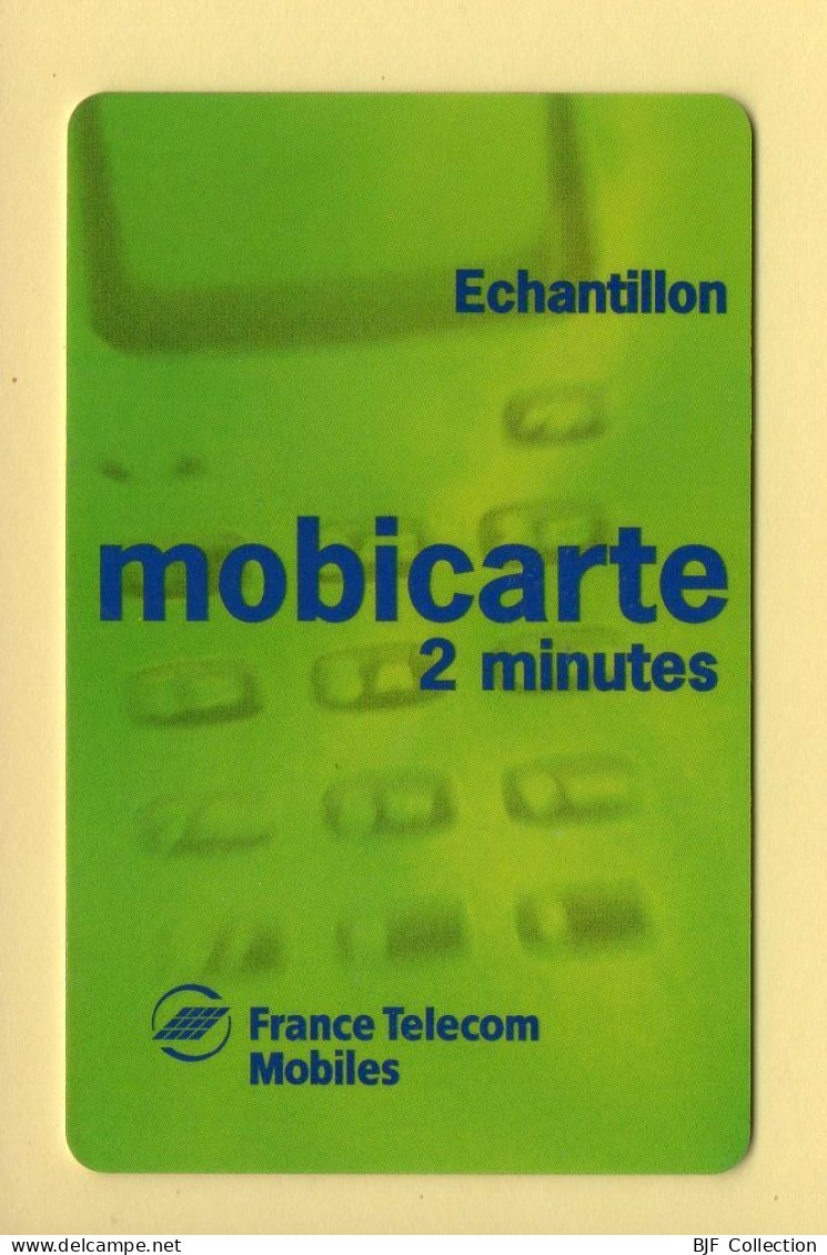 Mobicarte : Echantillon 2 Minutes : France Télécom : 12/1998 (voir Cadre Et Numérotation) - Mobicartes (recharges)