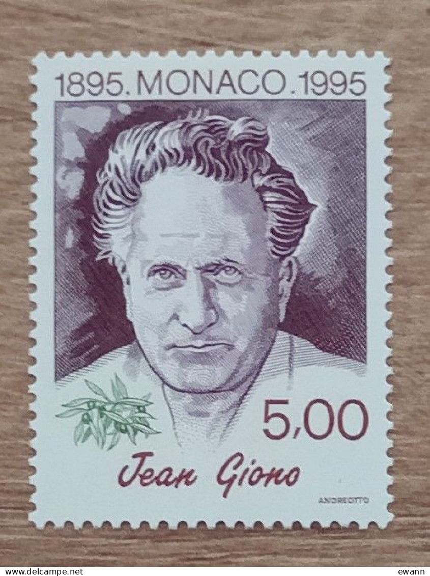 Monaco - YT N°1986 - Jean Giono - 1995 - Neuf - Nuevos