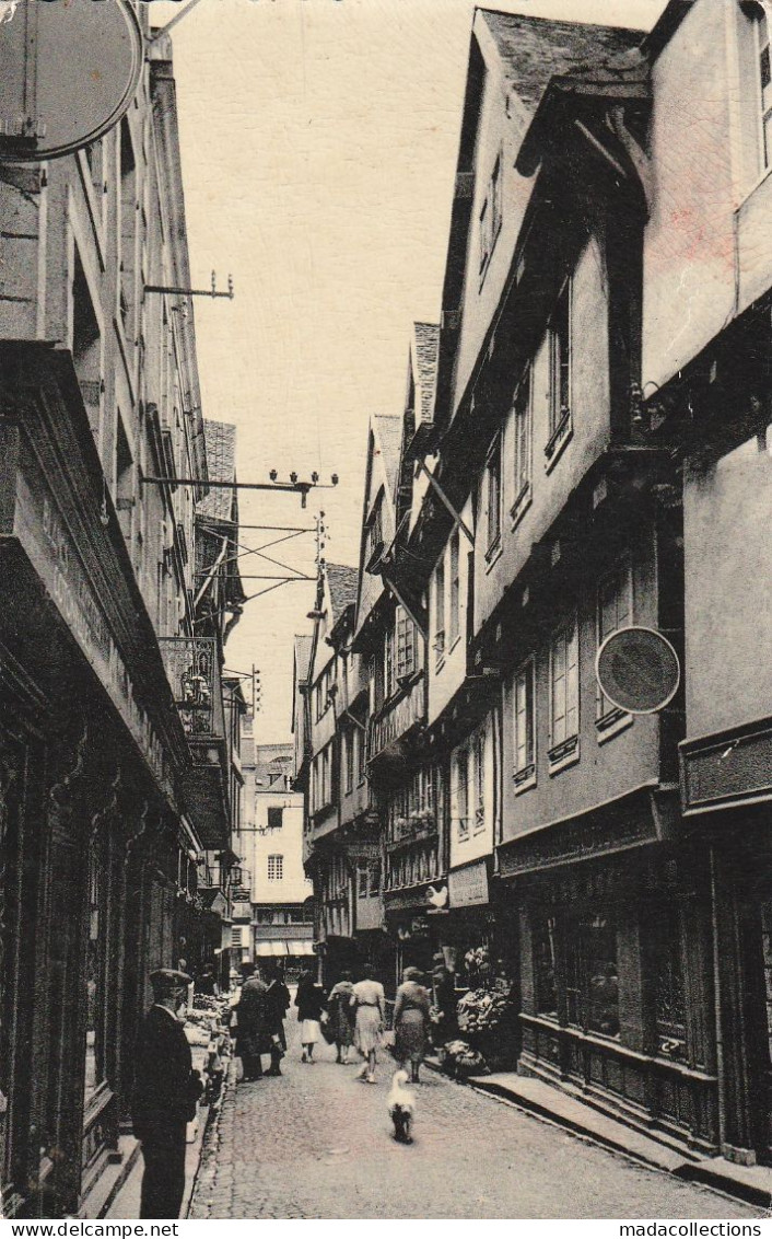 Morlaix (29 - Finistère)  Grande Rue .Vieilles Maisons - Morlaix