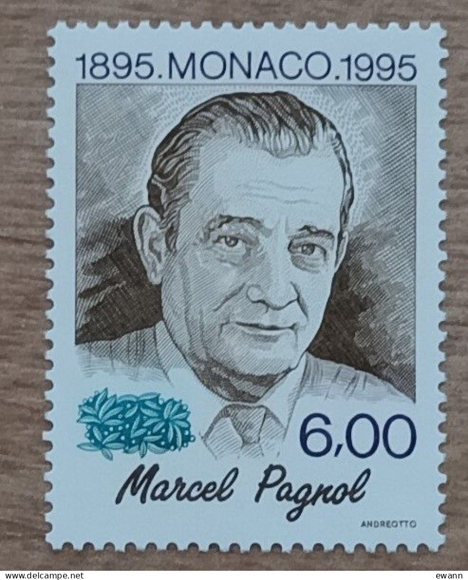 Monaco - YT N°1985 - Marcel Pagnol - 1995 - Neuf - Ongebruikt