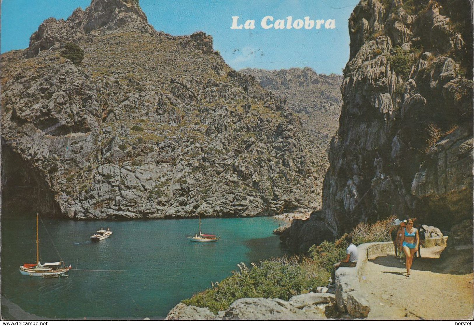 Spanien - Mallorca - La Calobra - Beach - Sailingship - Stamp - Mallorca