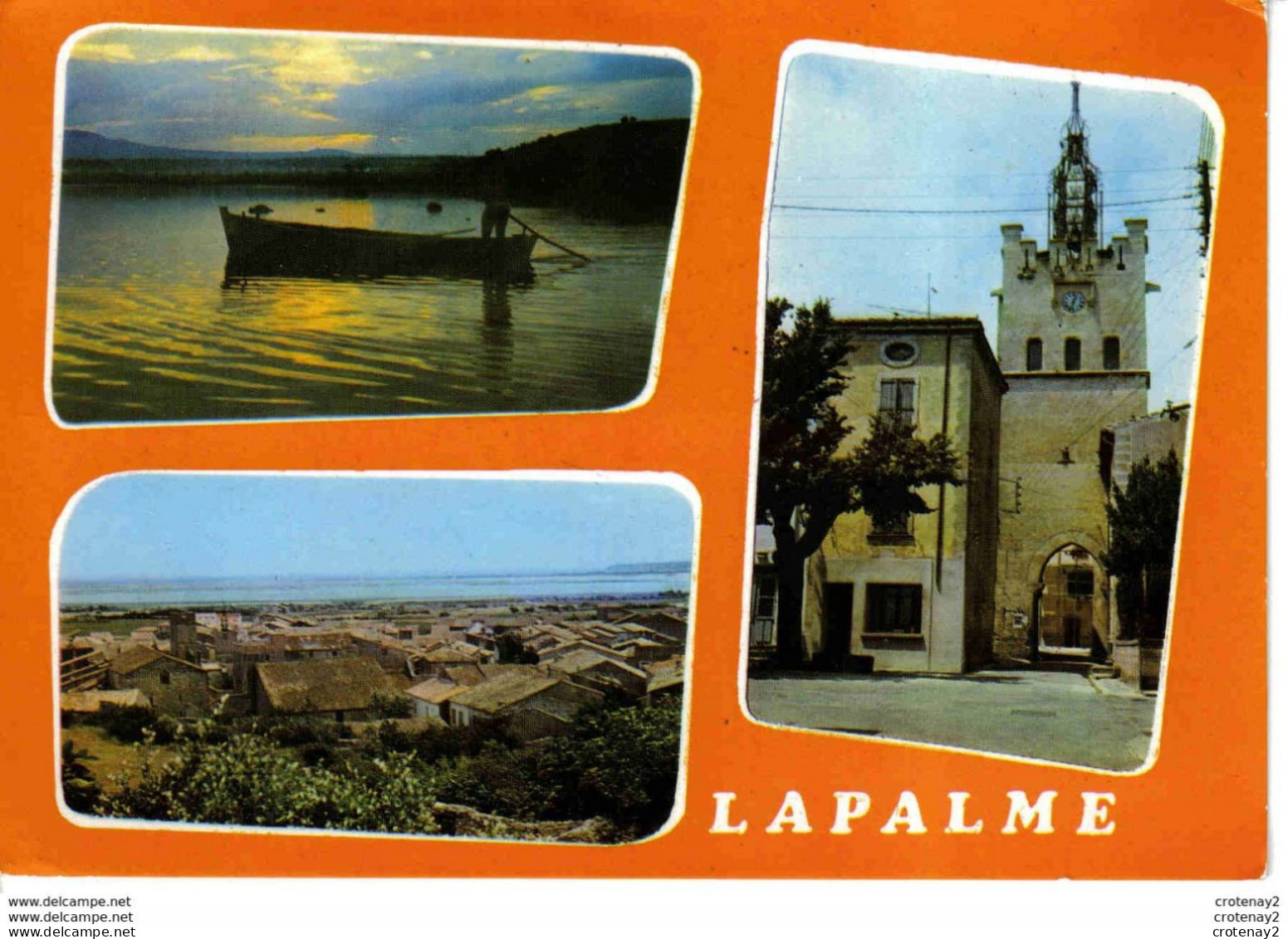 11 LAPALME Vers Port La Nouvelle Multivues N°15 151 L'Eglise Les étangs Le Village Le Cap De La Franqui En 1979 - Port La Nouvelle
