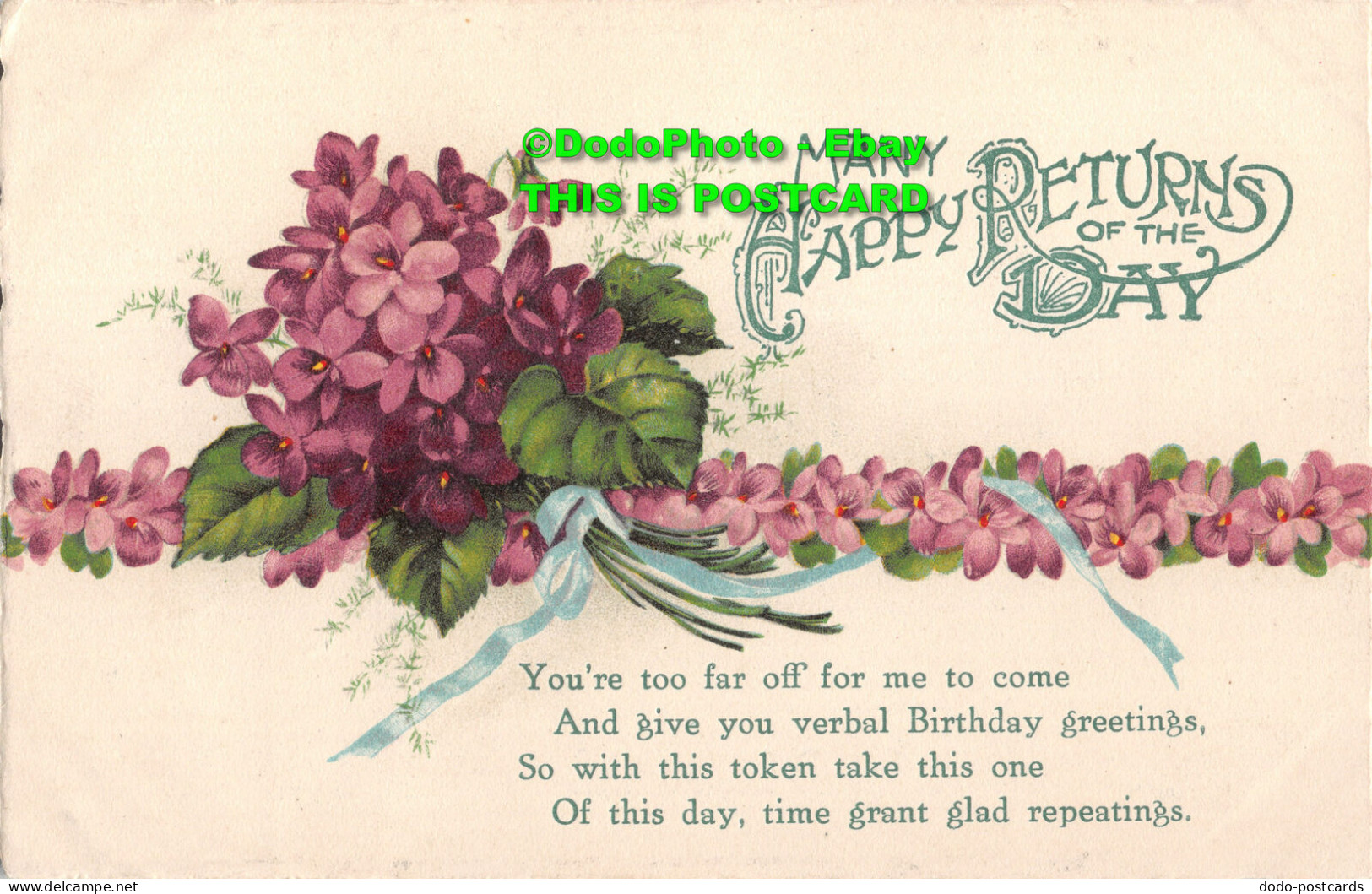 R404677 Many Happy Returns Of The Day. Youre Too Far Off For Me To Come. Import. - Monde